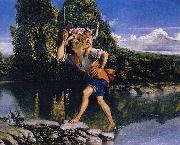 Orazio Gentileschi Saint Christopher Spain oil painting artist